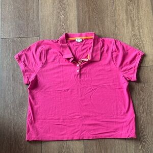 J. Crew Bright Pink Polo Shirt